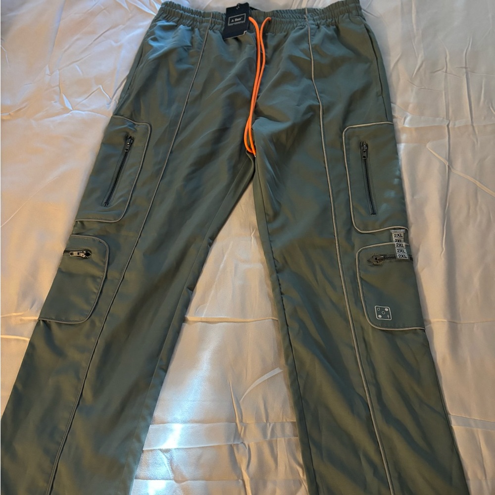 Plastic sweat pants